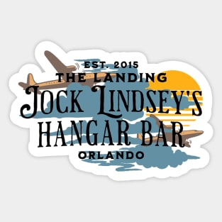 Jock Lindsey's Hangar Bar The Landing Orlando Florida Sticker